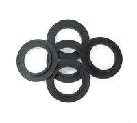 Bebykilemi Juego de 5 juntas de repuesto para fregadero de cocina, colador de goma, anillo de sellado de colador de drenaje negro, para drenaje de fregadero (para 82 83 mm)