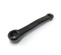 Bebykilemi Juego de bielas de repuesto para ciclismo interior, construcción de hierro de 127 mm, diseño de agujero cuadrado, montaje izquierdo y derecho para equipo de bicicleta estática (manivela