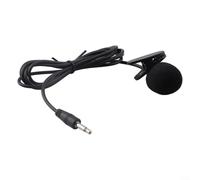Bebykilemi Micrófono portátil de 3 5 mm con clip perfectamente adecuado para entrevistar con tu smartphone o tableta (2 polos)