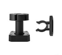 Bebykilemi Paquete de 4 patas ajustables de polipropileno negro para gabinete de cocina con hebilla, altura ajustable de 105 a 150 mm o 120 a 180 mm para nivelación de muebles, compatible con (10,5