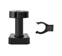 Bebykilemi Paquete de 4 patas ajustables de polipropileno negro para gabinete de cocina con hebilla, altura ajustable de 105 a 150 mm o 120 a 180 mm para nivelación de muebles, compatible con (12 cm