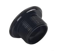 Bebykilemi Perno de fijación de brazo de manivela central BB de aleación de aluminio y cubierta para bicicletas de carretera y bicicletas de montaña, tamaños compatibles en negro (M19)