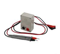Bebykilemi Probador del zumbador del ABS de 9V, probador del circuito de la continuidad del voltaje de 9V con la luz indicadora del zumbador del sonido LED para la prueba de componentes electrónicos