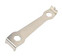 Bebykilemi Protector de cadena de bicicleta de aleación de aluminio 104 BCD, cubierta protectora de anillo de cadena de bicicleta 30-40T con tornillos de instalación (gris 30-32T)