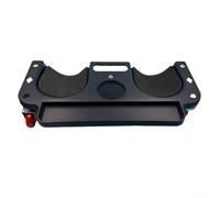 Bebykilemi Rodillera rodante para taller automotriz con ruedas resistentes, almohadilla mecánica, plataforma portátil para rodillas para trabajos de mantenimiento debajo del automóvil (negro)