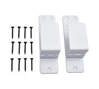 Bebykilemi Soporte de refuerzo de puerta de 2 x 4 para seguridad del hogar, soporte de barricada de acero resistente con diseño en forma de U, se adapta a madera estándar de 2 x 4, compatible con