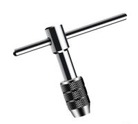 Bebykilemi Tipo T ajustable llave de rosca manual titular del grifo, herramienta de rosca de acero al carbono, para el equipo de taller (M5-M8)