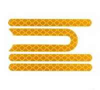 Bebykilemi Tiras reflectantes de seguridad para scooter eléctrico, juego de 4 unidades, cinta de visibilidad de PVC, calcomanías de conducción nocturna, compatibles con accesorios Xiaomi Pro E-Scooter