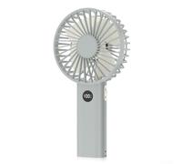 Bebykilemi Ventilador portátil de mano con 100 ajustes de velocidad, batería recargable de 3600 mAh, funcionamiento silencioso, luz nocturna integrada, pantalla digital para velocidad y duración de la