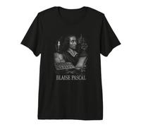 Becario de Filosofía Matemáticas Blaise Pascal Camiseta Premium