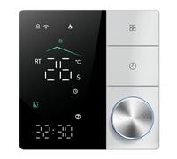 BecaSmart Serie 18 5A Termostato WiFi para Caldera de Gas/Agua, Termostato Inteligente, Control de Voz, Función Programación, Compatible con Smart Life o Tuya App, Alexa, Google Home