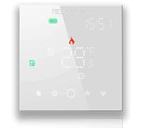 BecaSmart Series 003 Termostato Inteligente WiFi para calefacción de calderas, control por teléfono inteligente, trabajar con Alexa, Google Home (Calefacción de caldera, Blanco)