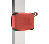 BECEMURU Funda y soporte para JBL Go 5 - Diseño magnético, carcasa de ABS resistente, correa de fijación fuerte, fácil de montar en el gimnasio, bicicleta y coche