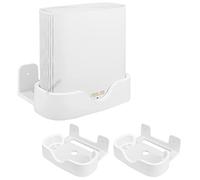 BECEMURU Soporte protector de pared ABS de estabilidad compatible con ASUS XD6 Wifi6 (ASUS ZenWifi AX5400) (blanco, 2 unidades)