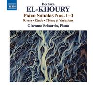 Bechara El-Khour Bechara El-Khoury: Piano Sonatas Nos. 1- (CD) (Importación USA)