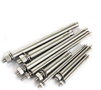 Becho 20 piezas 304 acero inoxidable hexagonal tuerca expansión perno manga externa ancla conjunto (M6M8M10)