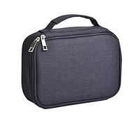 Becho - Estuche multifunción con cremallera de gran capacidad para 72 lápices de colores, color negro