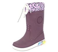 Beck Botas de goma de San Valentín para niñas, morado, 34/35 EU