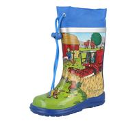 BECK Botas de lluvia 'Bauernhof' arena / azul real / gris oscuro / verde / rojo 24 arena / azul real / gris oscuro / verde / rojo