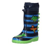 BECK Botas de lluvia 'Dinoworld' navy / azul claro / verde claro 23 navy / azul claro / verde claro