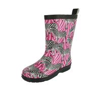 BECK Botas de lluvia 'Zebra' rosa / rosa oscuro / negro / blanco 25 rosa / rosa oscuro / negro / blanco
