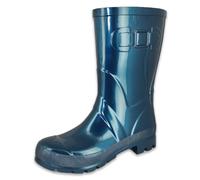 Beck Glossy, Botas de lluvia para Mujer, Blue Metallic, 36 EU