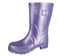 Beck Glossy, Botas de lluvia para Mujer, Purple Metallic, 41 EU