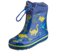 BECK Botas de lluvia 'Mini Dino' azul / mostaza / verde claro / rojo fuego / blanco 25 azul / mostaza / verde claro / rojo fuego / blanco