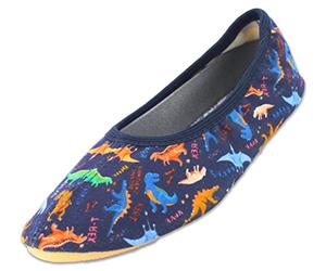 Beck Pantuflas de Dinosaurio para niños, Azul Oscuro, 34 EU, Azul Oscuro, 34 EU