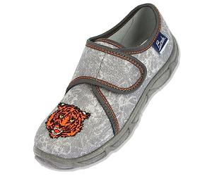 Beck Pantuflas de jungla para niño, Gray, 8 UK Child