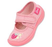 Beck Pantuflas Little Strawberry para niña, Pink, 5 UK Child