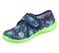 Beck Pantuflas unisex para niños con diseño de robots, Dark Blue, 31 EU