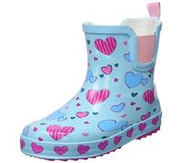 BECK Botas de lluvia 'Sweethearts' azul claro / petróleo / pitaya / rosa oscuro, Talla 22