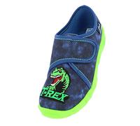 BECK Zapatillas de casa 'T-Rex' azul oscuro / verde neón / rojo / blanco 27 azul oscuro / verde neón / rojo / blanco