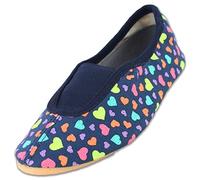 Beck Zapatillas de niña Hearts, RIST, azul oscuro, 35 EU