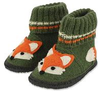 BECK Zapatillas de casa 'Fuchs' caqui / naranja / negro / blanco 26 caqui / naranja / negro / blanco
