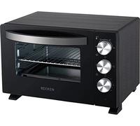 BECKEN - Horno Eléctrico de Sobremesa - Temporizador de hasta 60 Minutos - Capacidad: 20 l - Color: Negro