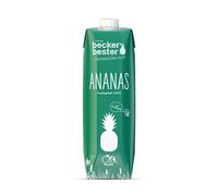 beckers bester Ananas - 6er Pack - Ananassaft - 100% natürlicher Direktsaft - Co2-neutral hergestellt - Vegan - Ohne Zuckerzusatz - Ohne Gentechnik - Laktosefrei - (6 x 1000 ml)