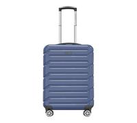 Beckmann Infinity Trolley Velvet Blue Azul 53cm