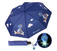 Beckspon Paraguas Infantil Niños Plegable Azul