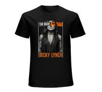 Becky Lynch The Man Photo Mens Graphic Short Sleeve Casual T Shirt Size XL