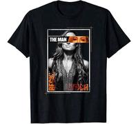 Becky Lynch The Man Photo T-Shirt Graphic Top Printed Shirt Short-Sleeve tee Mens Black S
