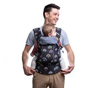 Beco 8 portabebés todo en 1 híbrido frontal, cadera y mochila, con malla transpirable y refrescante, estilo arcoíris bohemio