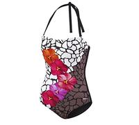 Beco Baby Carrier Beco Traje de baño D-Cup Beachwear, Mujer, Lunares Negro/Multicolor, 48