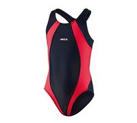 Beco - Bañador para niña Aqua Rojo Talla:10 años (140 cm)