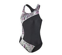 BECO Beermann Beco Aqua-Traje de baño, Mujer, Negro y Multicolor, 46