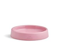 Beco Cuenco para Gatos - Cuenco Estable para Alimentos y Agua, plástico Reciclado, Base de Goma Antideslizante, Platos de alimentación Aptos para Bigotes, Color Rosa Caramelo