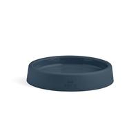 Beco Cuenco para Gatos - Cuenco Estable para Alimentos y Agua, plástico Reciclado, Base de Goma Antideslizante, Platos de alimentación Aptos para Bigotes, Azul Marino