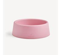 Beco Cuenco para Perros - Cuenco Estable para Alimentos y Agua, plástico Reciclado, Base de Goma Antideslizante, Rosa Caramelo, Grande