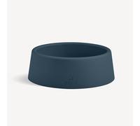 Beco Cuenco para Perros - Cuenco Estable para Alimentos y Agua, plástico Reciclado, Base de Goma Antideslizante, Azul Marino, pequeño